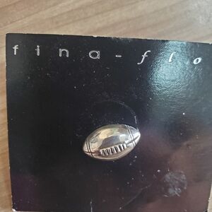 Sterling Silver Football Tie Pin